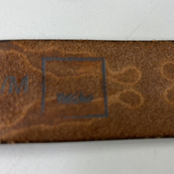 Mossimo tan embossed leather belt - Picture 5 of 8